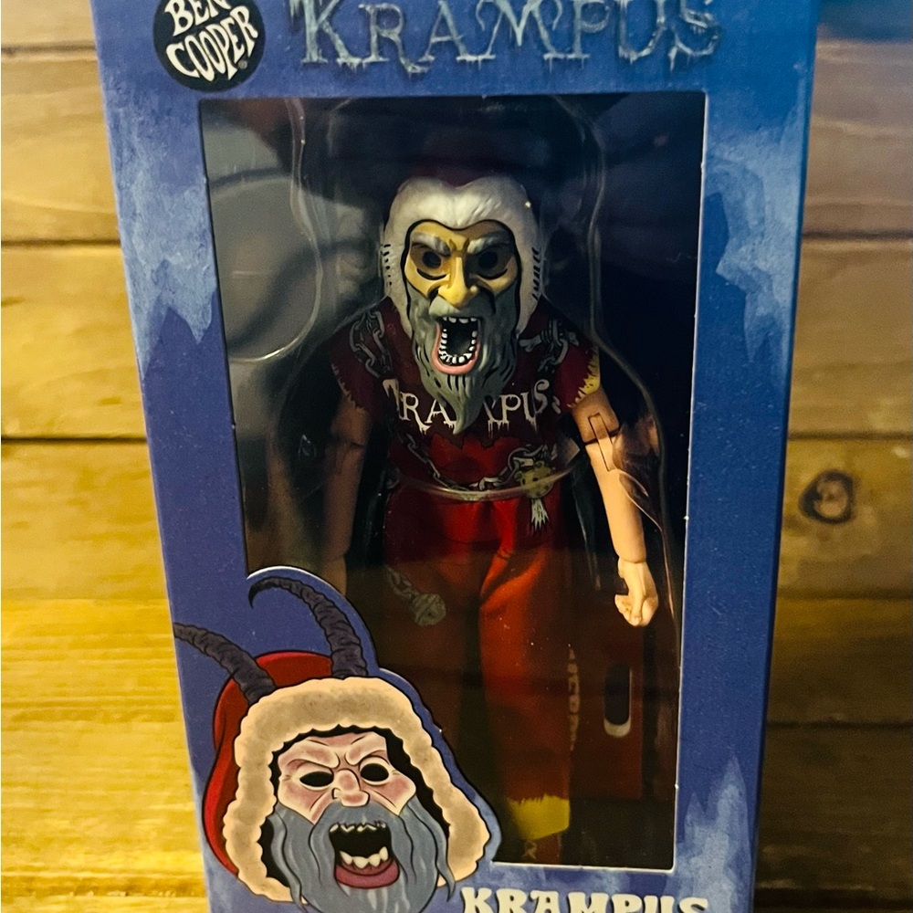 NEW in box Ben Cooper collection Krampus Action Figure in Blue Box